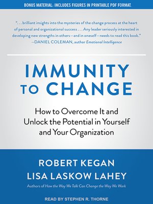 cover image of Immunity to Change
